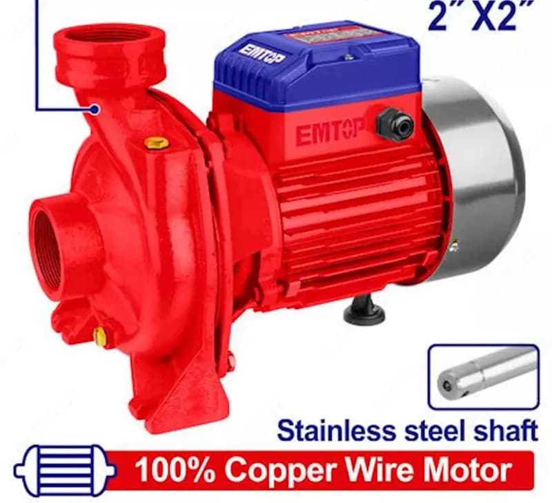 Центробежный водяной насос ”EMTOP” EWPPM15001, 1500W (450 л/мин) — 2