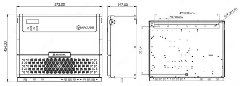 Машинная управляющая станция ARCUBE MR 7,5 кВт — 2