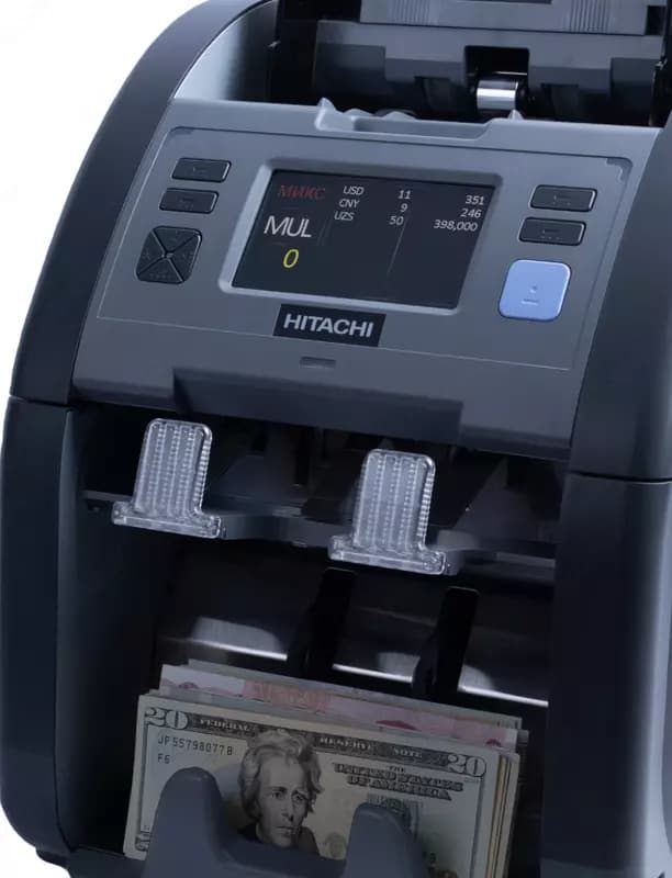 HITACHI iH-110 двухкарманный счетчик-сортировщик банкнот — 7
