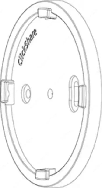 Barco Настенный монтажный диск Clickshare C-5, C-10, CX-20, CX-30 — 1