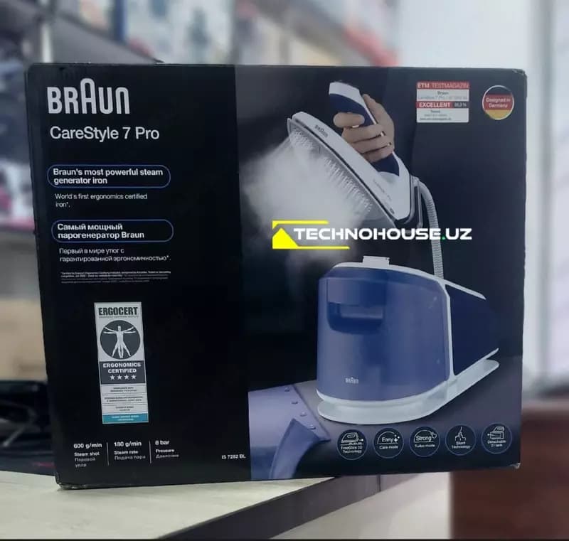 Парогенератор Braun CareStyle 7 Pro IS 7282 BL синий — 1