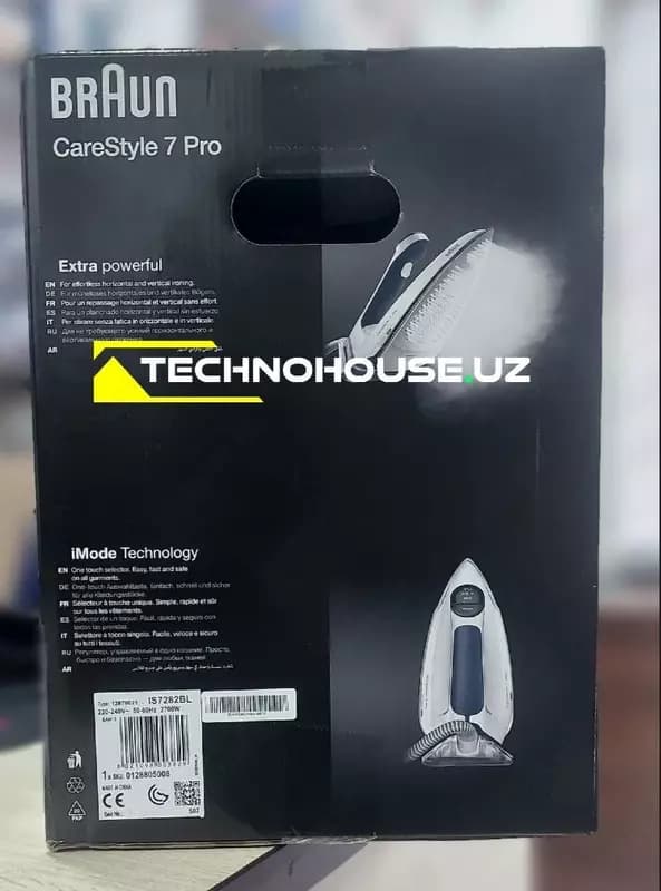 Парогенератор Braun CareStyle 7 Pro IS 7282 BL синий — 2