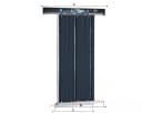 Дверь шахты лифта с центральным открыванием 70 sm 80 sm 90 sm