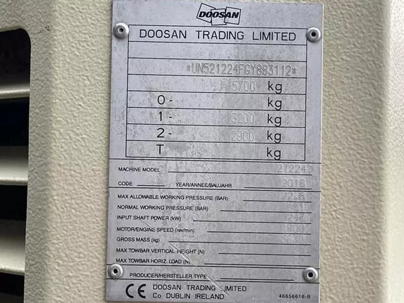 Компрессор Doosan 21/224 - N — 6