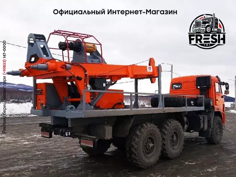 Буровая установка АЗА-3М на шасси КАМАЗ 43118 — 4