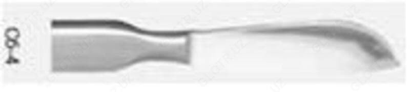 Скальпель брюшистый средний Сб 150х40 154/105 — 1