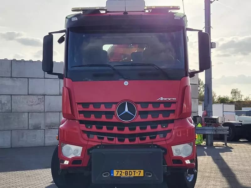 Грузовик с крюковым погрузчиком Mercedes Arocs 4145 8X4 Hyva Type: 26-51-S — 3