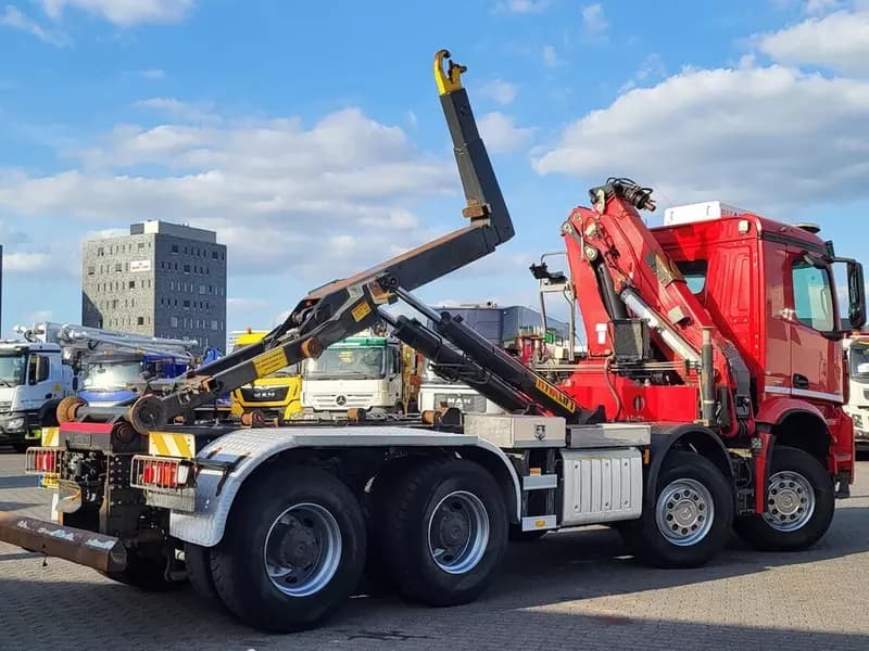 Грузовик с крюковым погрузчиком Mercedes Arocs 4145 8X4 Hyva Type: 26-51-S — 5