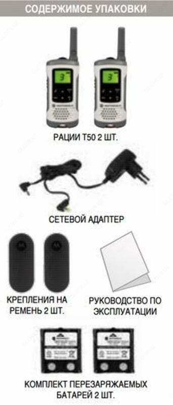 Радиостанция Motorola TLKR T50 — 3