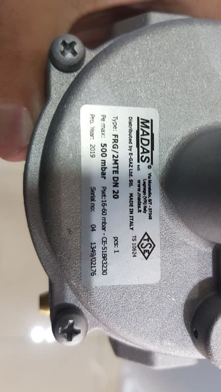 Редуктор для газа MADAS 20Ф — 2