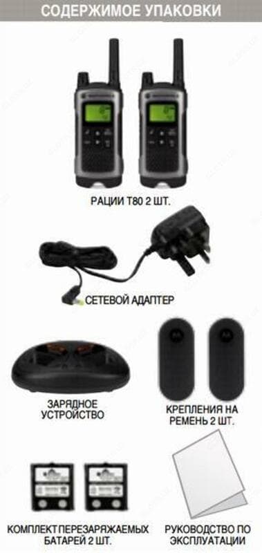 Рация MOTOROLA TLKR Т80 — 4