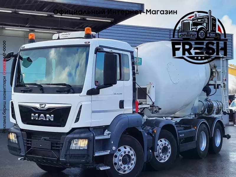 Бетоносмеситель грузовик MAN TGS 32.360 8X4 — 1
