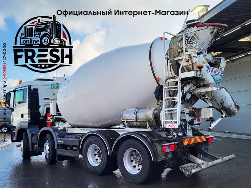 Бетоносмеситель грузовик MAN TGS 32.360 8X4 — 2