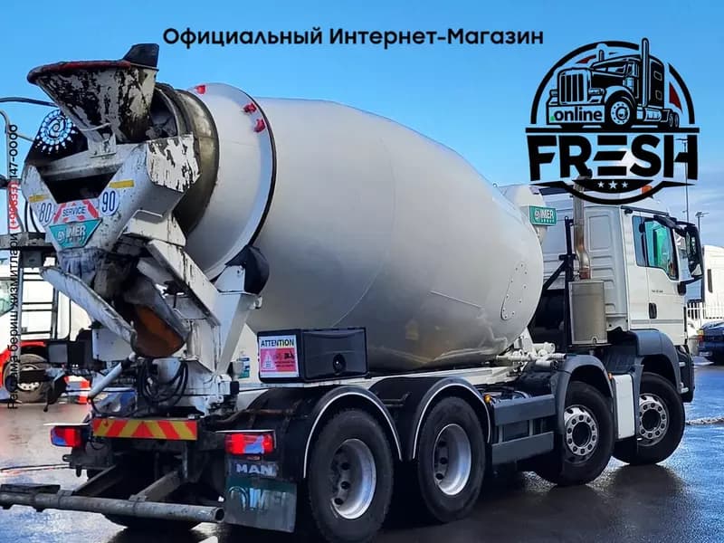 Бетоносмеситель грузовик MAN TGS 32.360 8X4 — 5