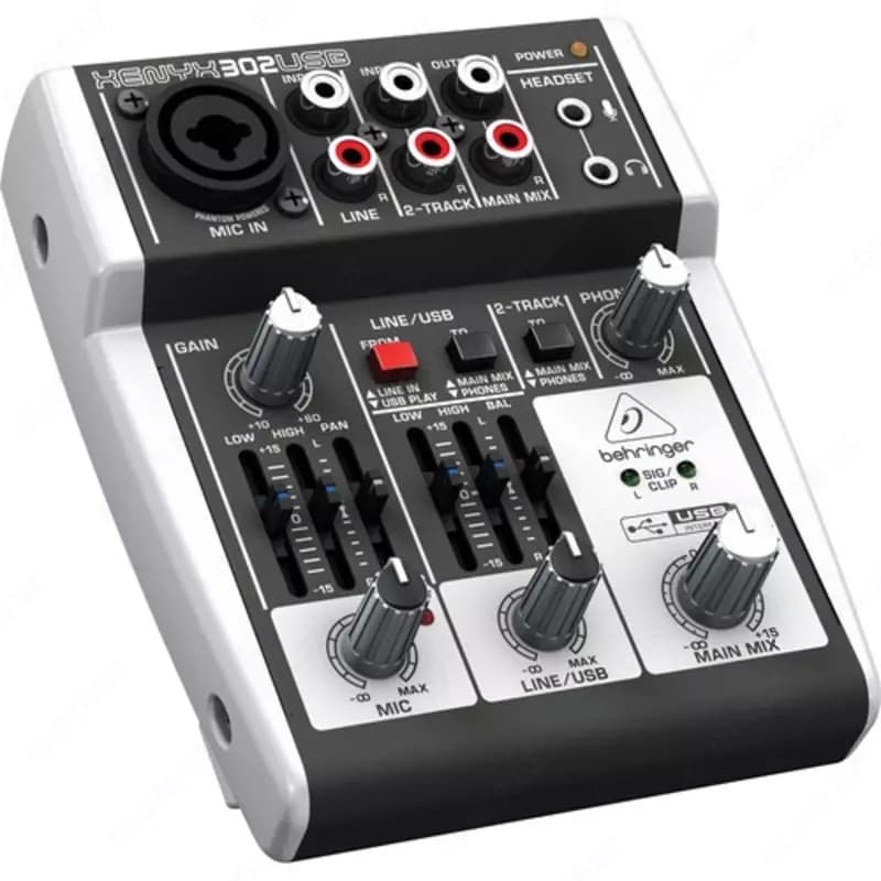 BEHRINGER XENYX 302USB АНАЛОГОВЫЙ МИКШЕРНЫЙ ПУЛЬТ — 1