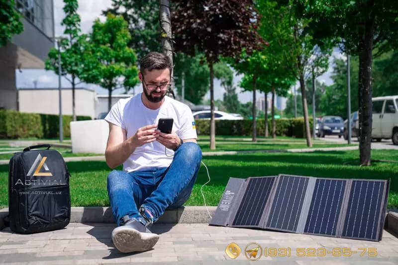 Новинка 2023 - ПОРТАТИВНАЯ СОЛНЕЧНАЯ ПАНЕЛЬ 2E PSP0021! — 6