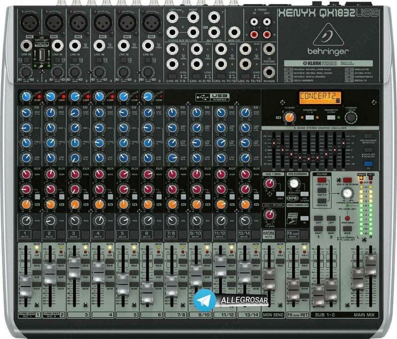 Микшерный пульт behringer XENYX X1832 — 2