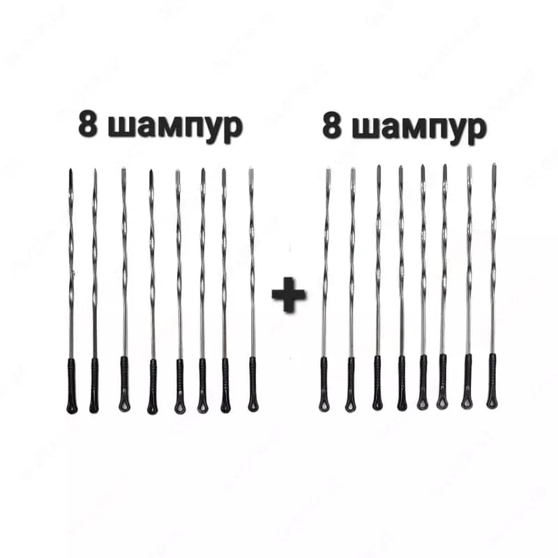 Электрическая шашлычница 8+8 шампур Osman OS-08 — 3