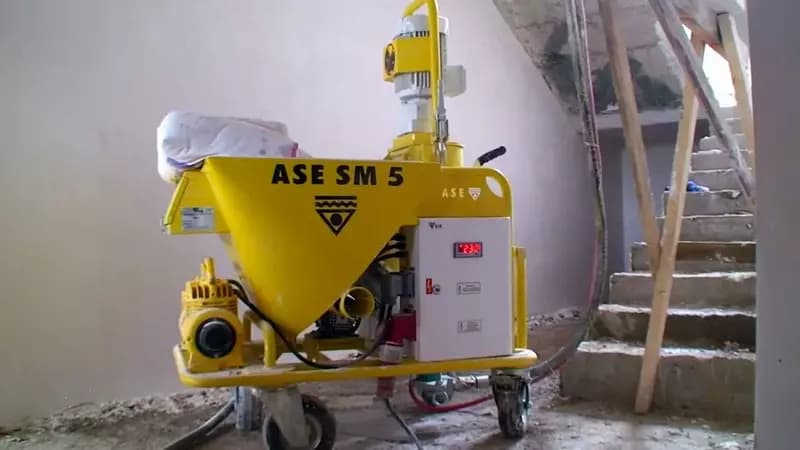 Штукатурная станция ASE SM 5 (Гипсовая штукатурка) — 3