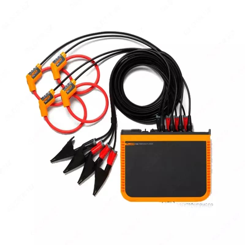 Fluke 1742/15/EUS — регистратор качества электроэнергии для трехфазной сети с токоизмерительными датчиками iFlex 24 дюйма/60 см, 1500 А (евр... — 1