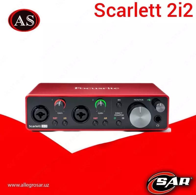 Аудиоинтерфейс Scarlett 2i2 — 1