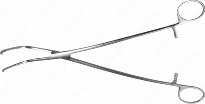 Зажим для ушка сердца N2 (длина 240 мм) 159/3 — 2