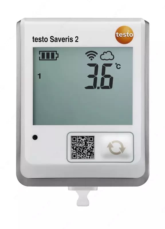 testo Saveris 2-T1 - WiFi-логгер данных с дисплеем и встроенным сенсором температуры — 1