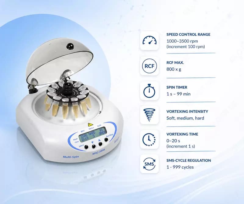 MSC-3000 — миницентрифуга-вортекс Multi-Spin — 1
