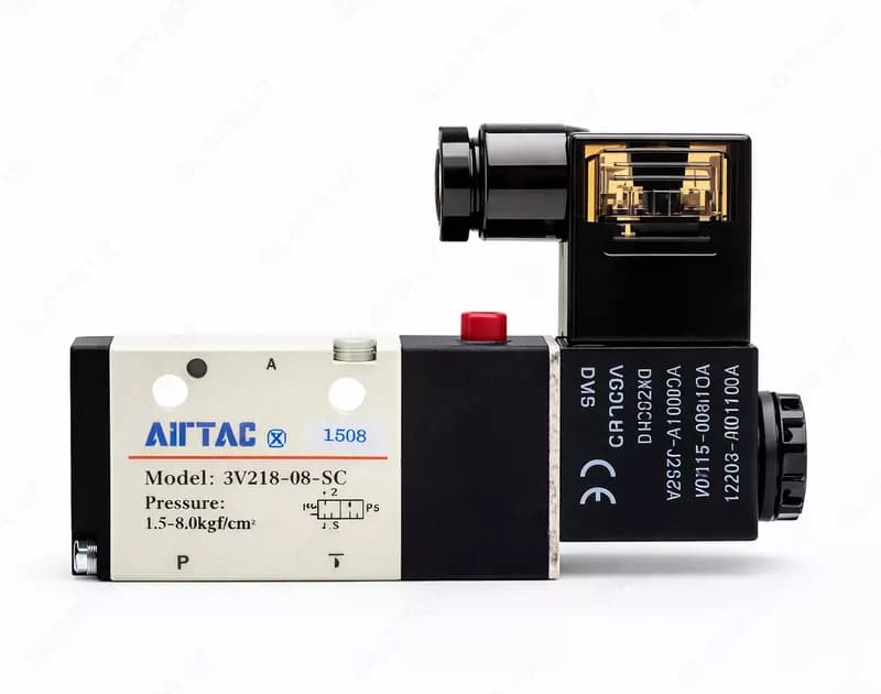 Электромагнитный клапан 24vdc модель 3V210-08-NC B — 4