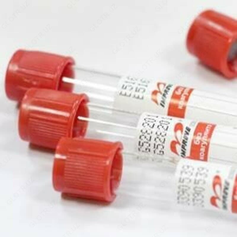 Пробирки Improvacuter без наполнителя (красная крышка) — 1