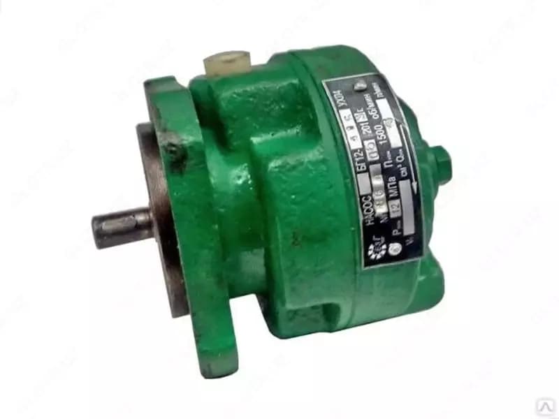 Шестерённый насос БГ12‑41, 10,4 л/мин, 10 МПа, УХЛ‑4 (Арт. - 1309370) — 2