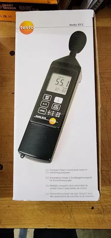 Цифровой шумомер Testo-815 — 2