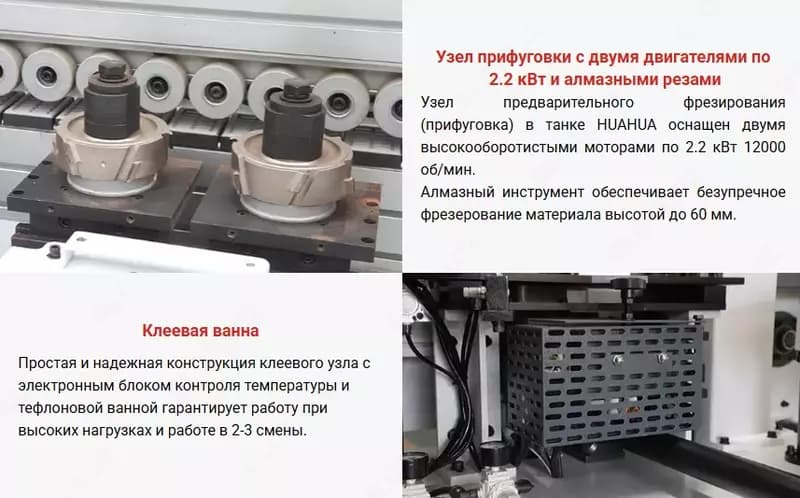 Автоматический кромкооблицовочный станок HUAHUA-506R — 3
