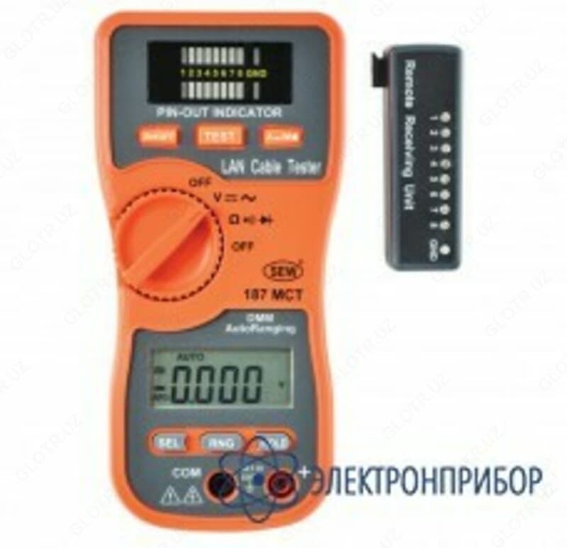 187 MCT — кабельный тестер для проверки сетей LAN с функцией мультиметра — 2
