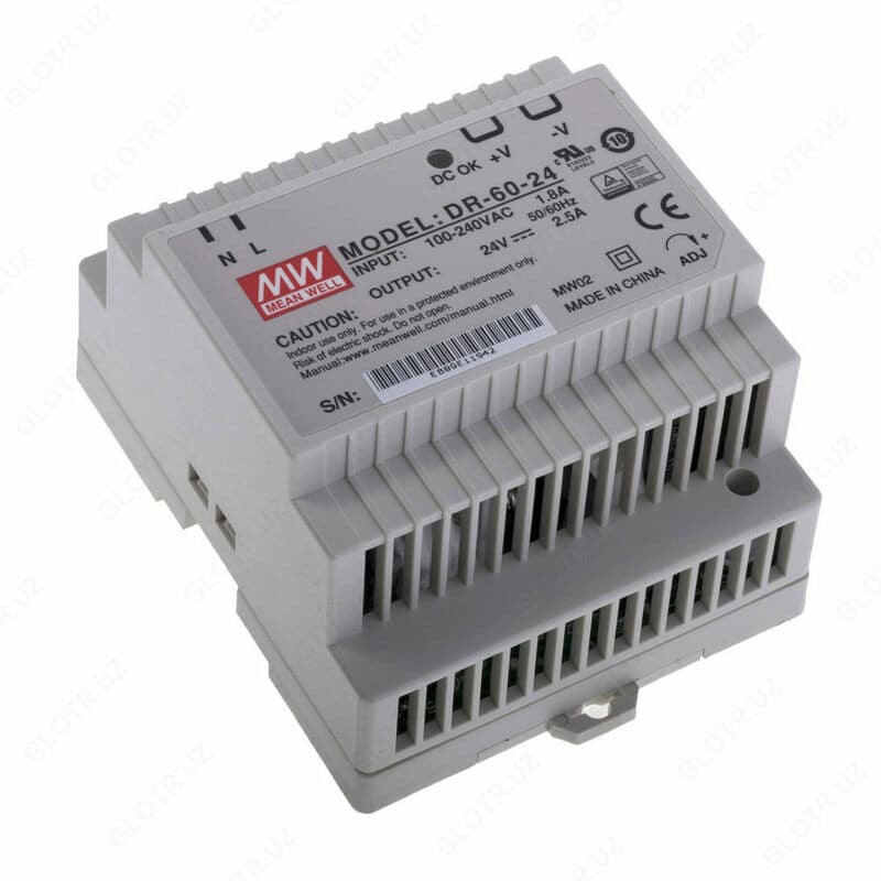 Блок питания MEANWELL DR-60-24 — 2