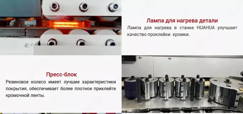Автоматический кромкооблицовочный станок HUAHUA-608RLK — 3