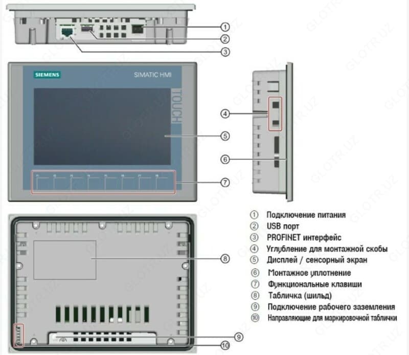 Панель оператора SIMATIC HMI KTP700 Basic 6AV2123-2GA03-0AX0 — 2