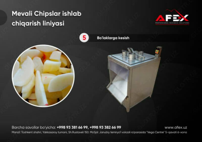 Линия по производству фруктовых чипсов AF-L001 — 3