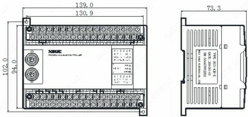 Программируемый логический контроллер plc XC3 серии micro plc XC3-42R-E — 2