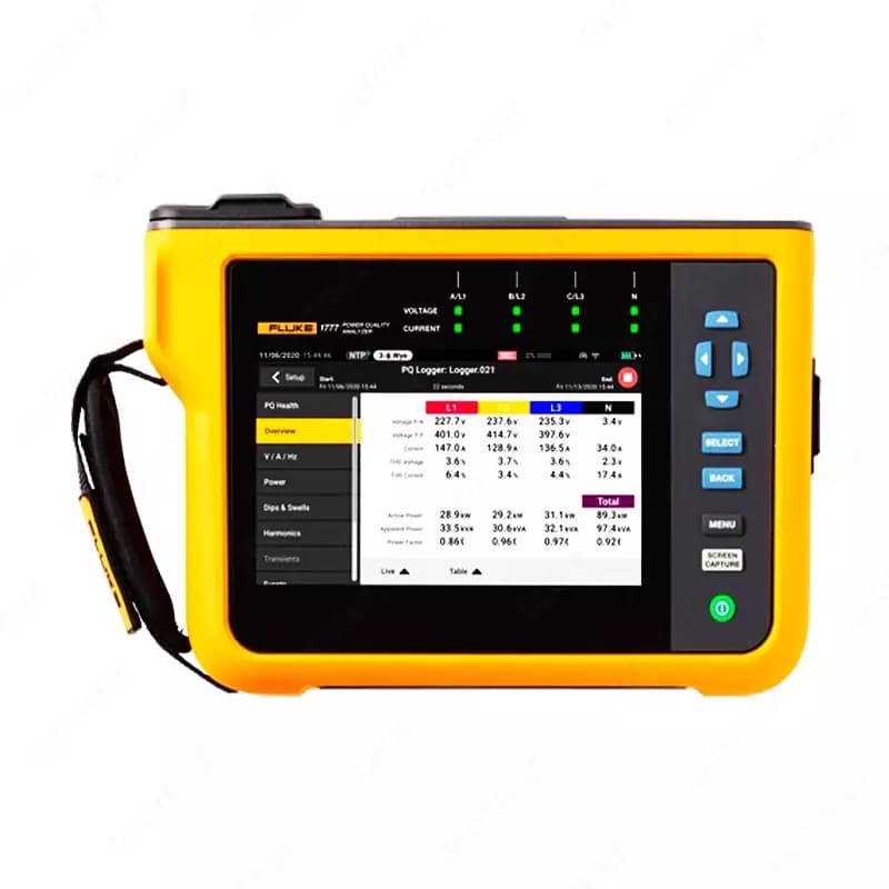 Fluke 1777 — анализатор качества электроэнергии для трехфазной сети — 2