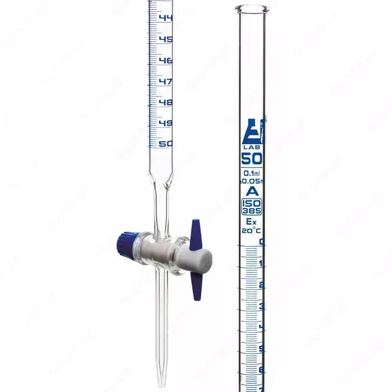 Бюретка с прямым запорным краном PTFE — 1