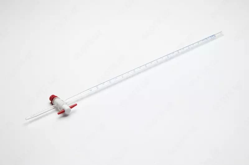 Бюретка с прямым запорным краном PTFE — 3