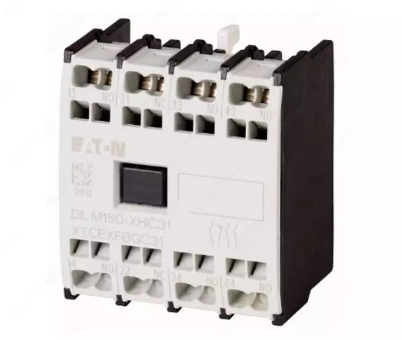 DILM150-XHIC22 Фронтальный блок вспомогательных контактов, 4 полюса, 2НО+2НЗ, пружинные Зажимы, для DILM40-170 — 1