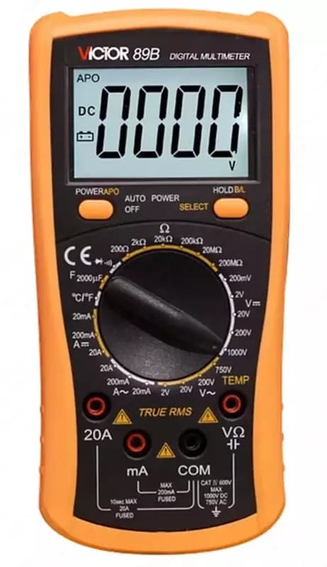 Victor 89B — мультиметр цифровой — 1