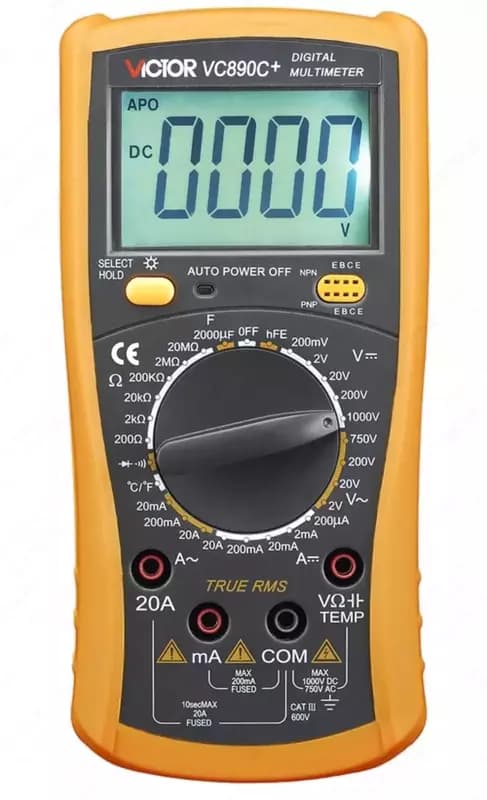 Victor VC890C+ — мультиметр цифровой — 1