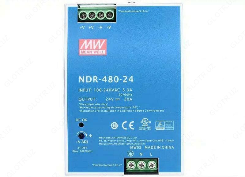 NDR-480-24 Блок питания MEAN WELL — 2