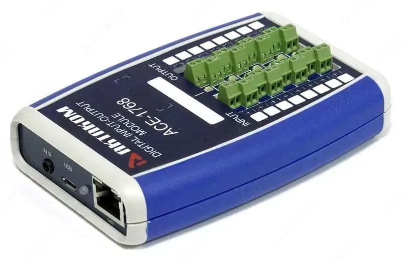 АСЕ-1768 — 8 канальный USB/LAN модуль дискретного ввода-вывода — 1
