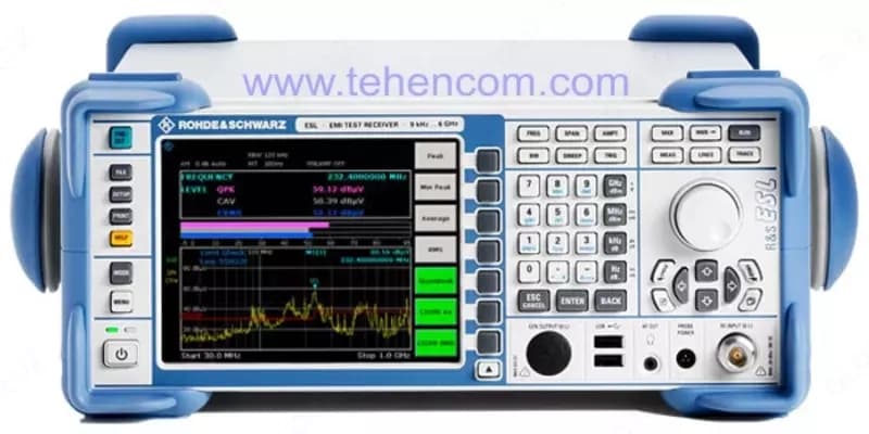 ТЕСТОВЫЙ ПРИЕМНИК ЭЛЕКТРОМАГНИТНЫХ ПОМЕХ ROHDE & SCHWARZ ESL3 — 2