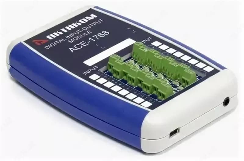 АСЕ-1768 — 8 канальный USB/LAN модуль дискретного ввода-вывода — 3