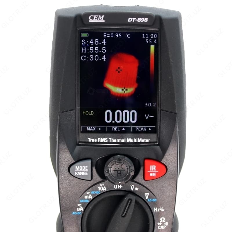 DT-898 — мультиметр TRMS с встроенным тепловизором — 2
